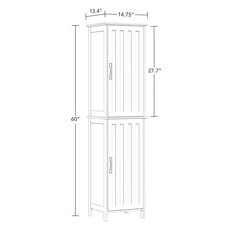 Meuble haut de rangement et organisateur de salle de bain