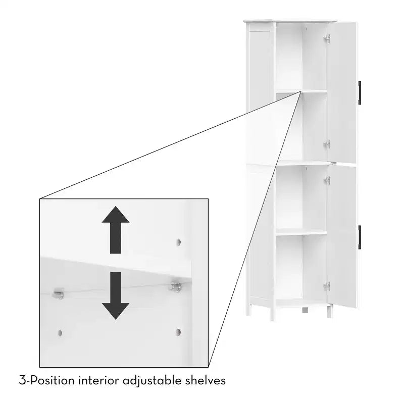 Meuble haut de rangement et organisateur de salle de bain