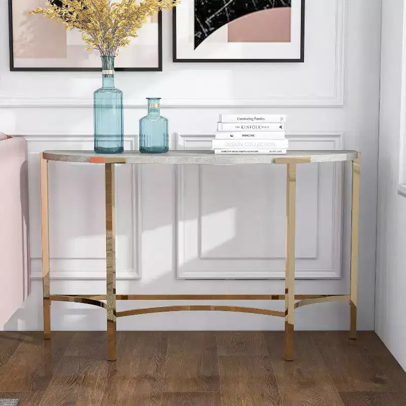 Dessus de table en papier marbré blanc