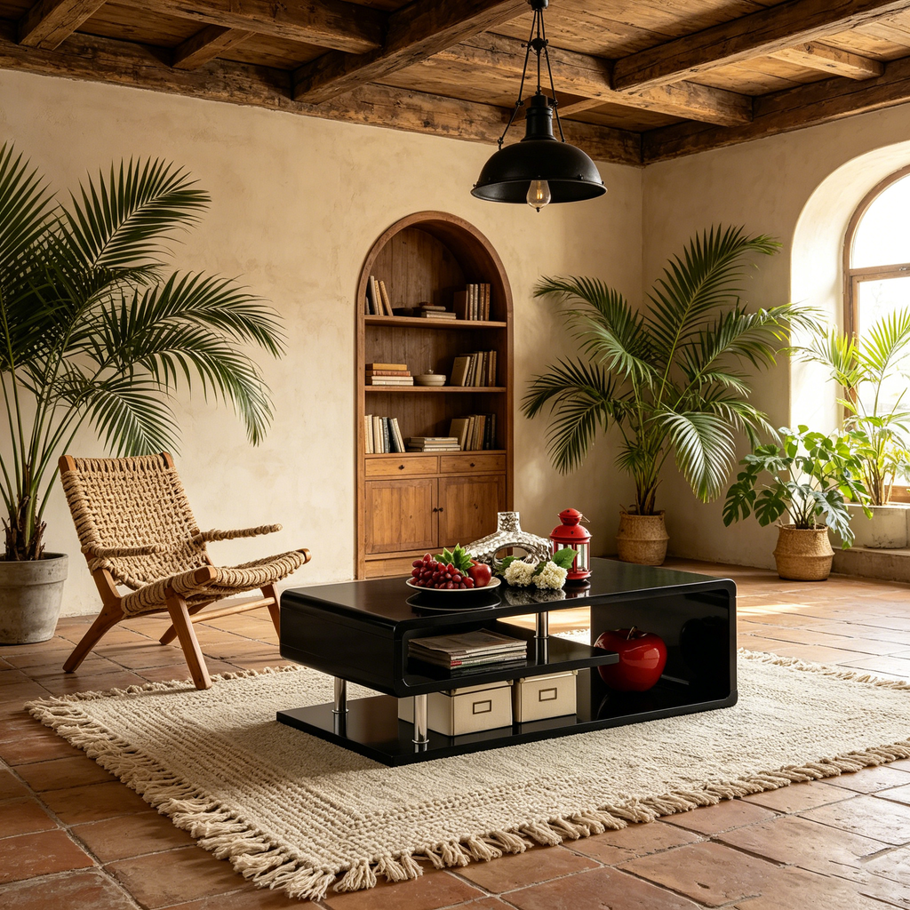 Table basse rectangulaire