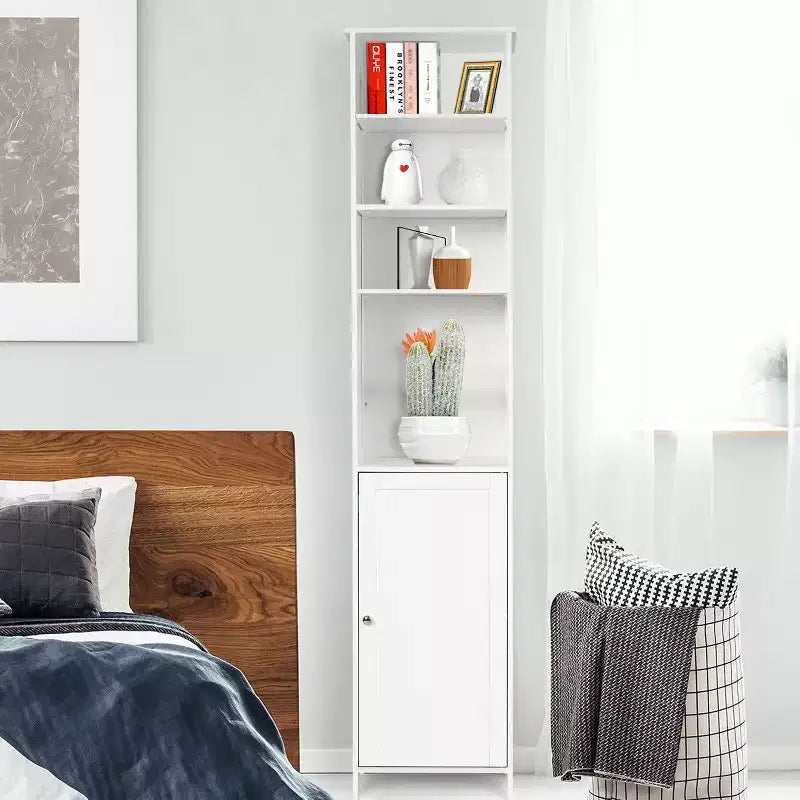 Meuble de rangement haut de salle de bain avec étagères