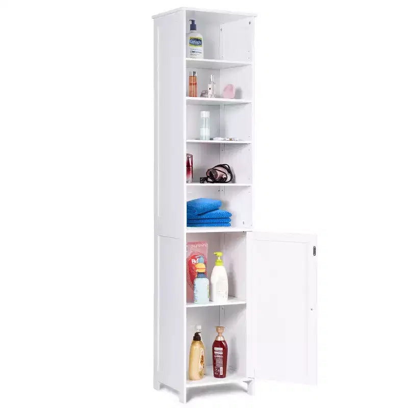 Meuble de rangement haut de salle de bain avec étagères
