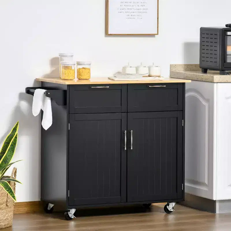 Desserte de cuisine roulante moderne sur roulettes, chariot de rangement utilitaire