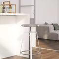 Tabouret de bar style industriel avec assise pivotante réglable en hauteur