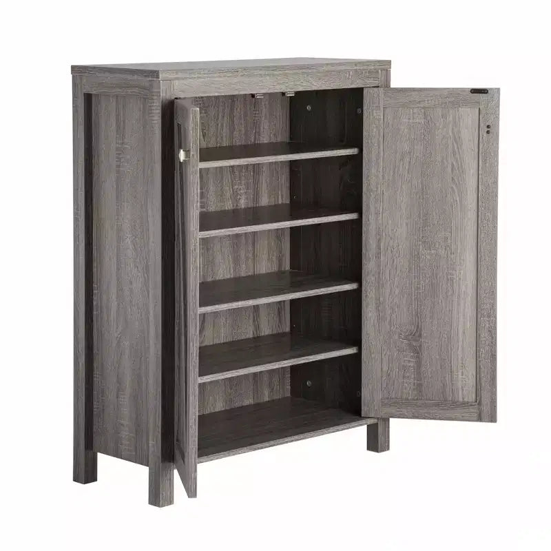 Meuble à chaussures moderne 2 portes pour 15 paires de chaussures