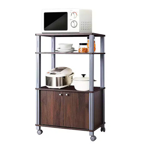 Étagère de Boulanger Support de Four à Micro-ondes Rangement de Cuisine