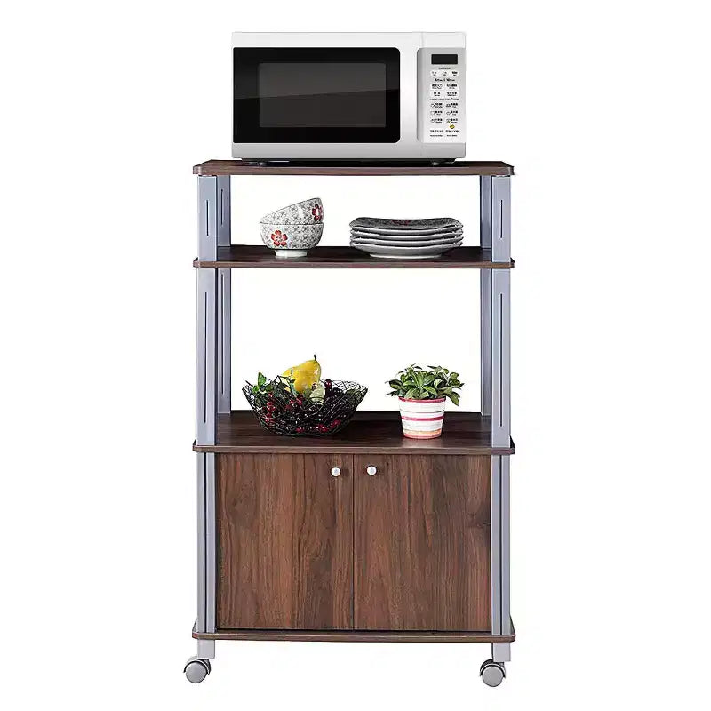 Étagère de Boulanger Support de Four à Micro-ondes Rangement de Cuisine