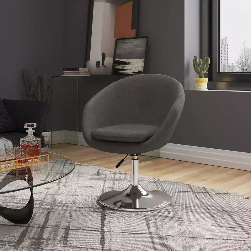 Lot de 2 chaises réglables en hauteur en mélange de laine