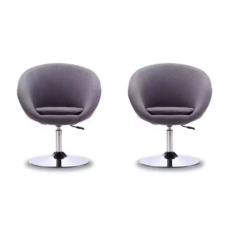 Lot de 2 chaises réglables en hauteur en mélange de laine