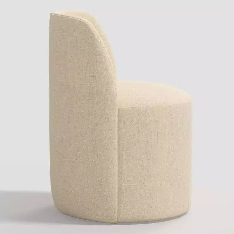 Chaise de salle à manger en lin