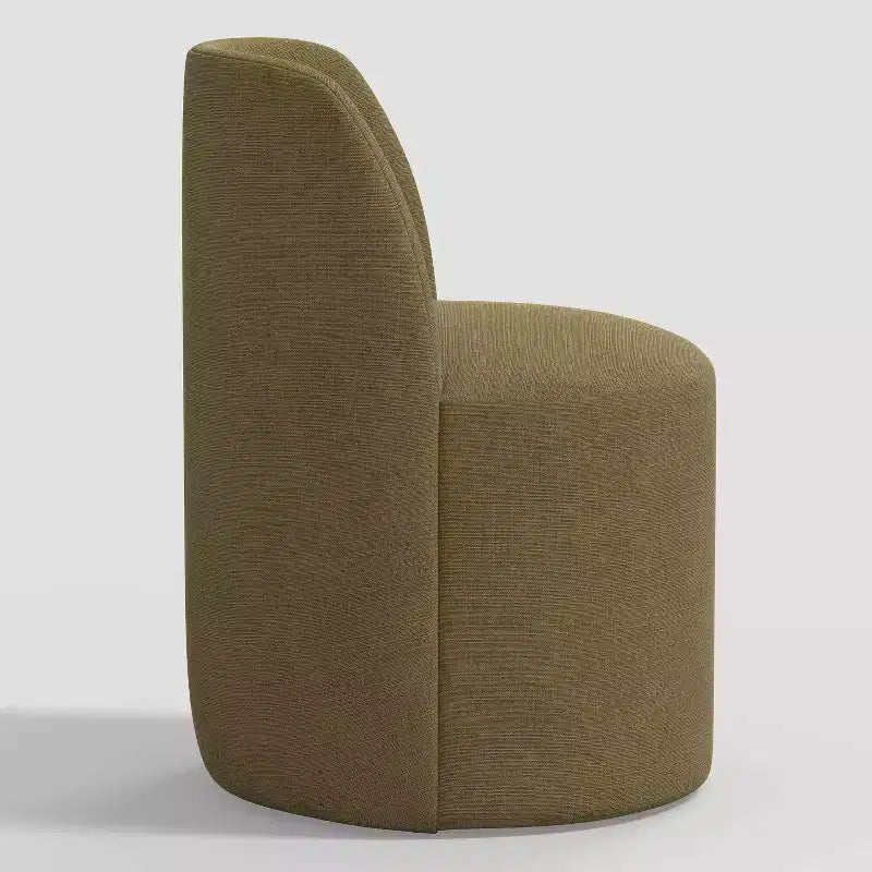 Chaise de salle à manger en lin