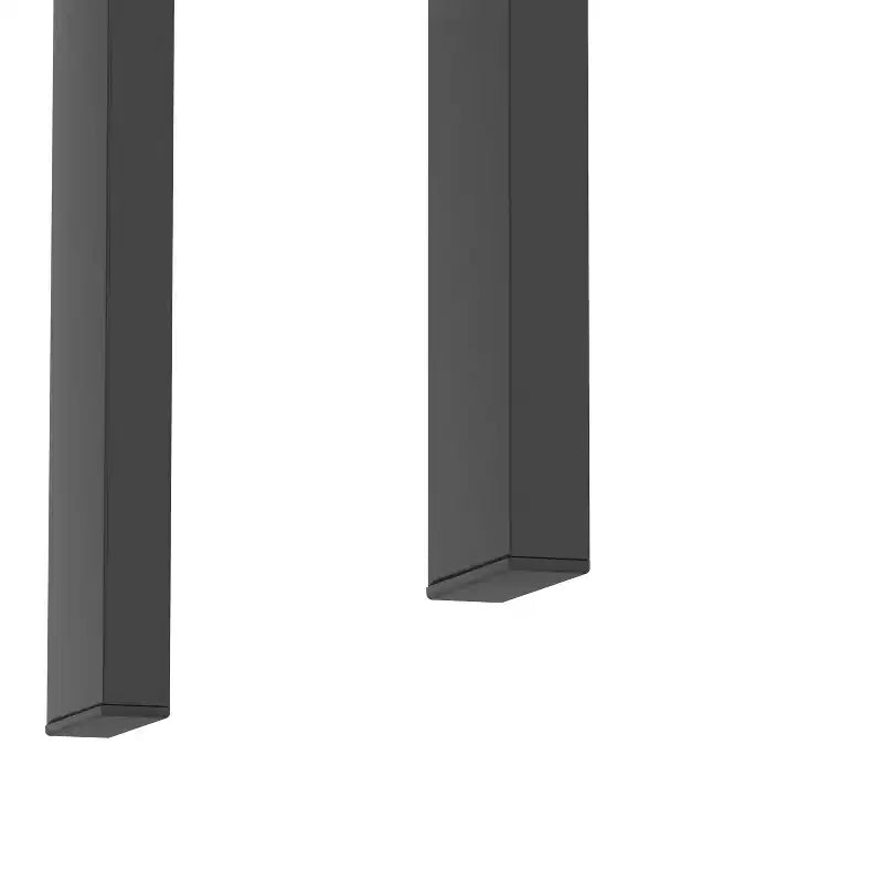 Lot de 2 tables basses modernes en verre trempé