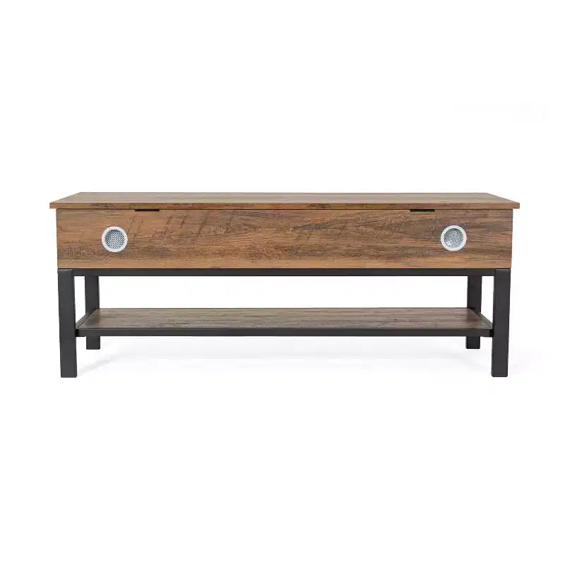 Banc d'entrée de ferme avec siège à charnière relevable