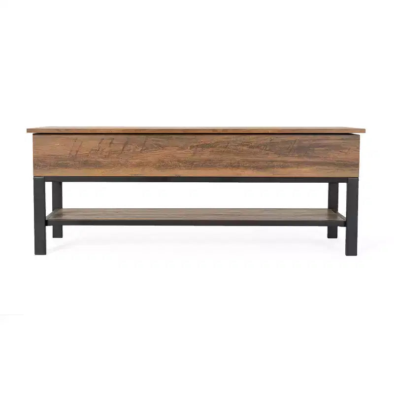 Banc d'entrée de ferme avec siège à charnière relevable