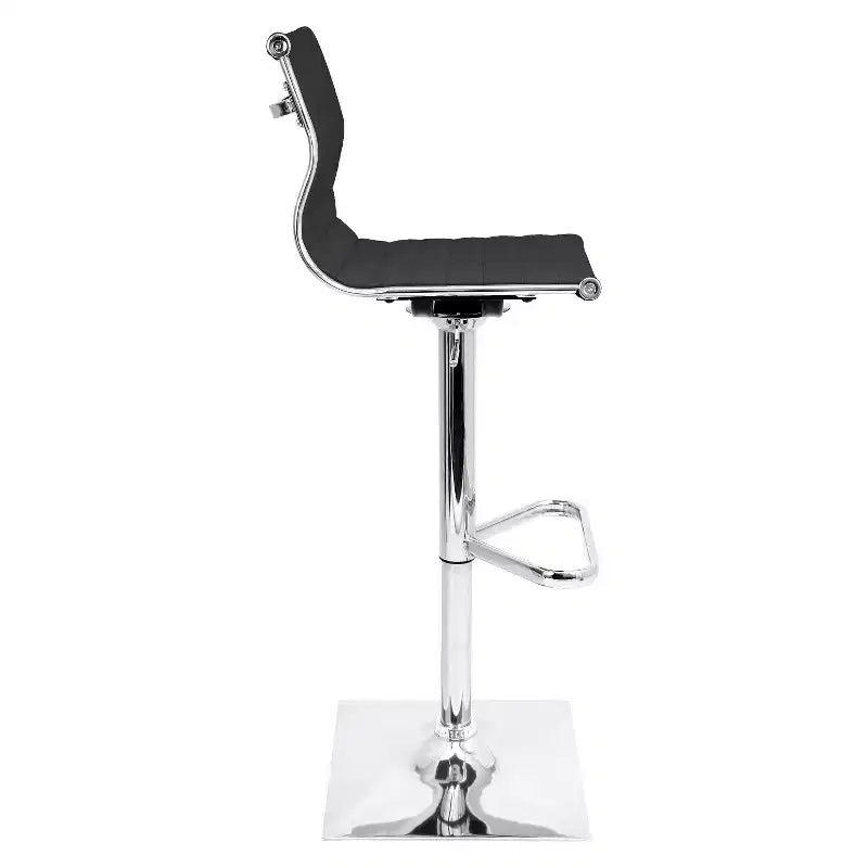 Tabouret de bar rectangulaire réglable -