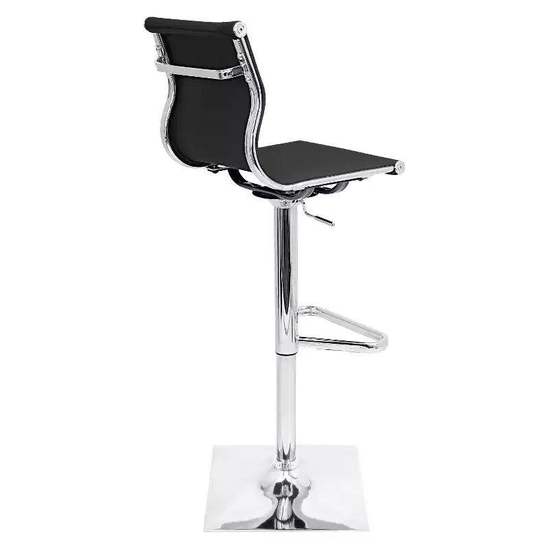 Tabouret de bar rectangulaire réglable -