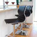 Tabouret de bar rectangulaire réglable -