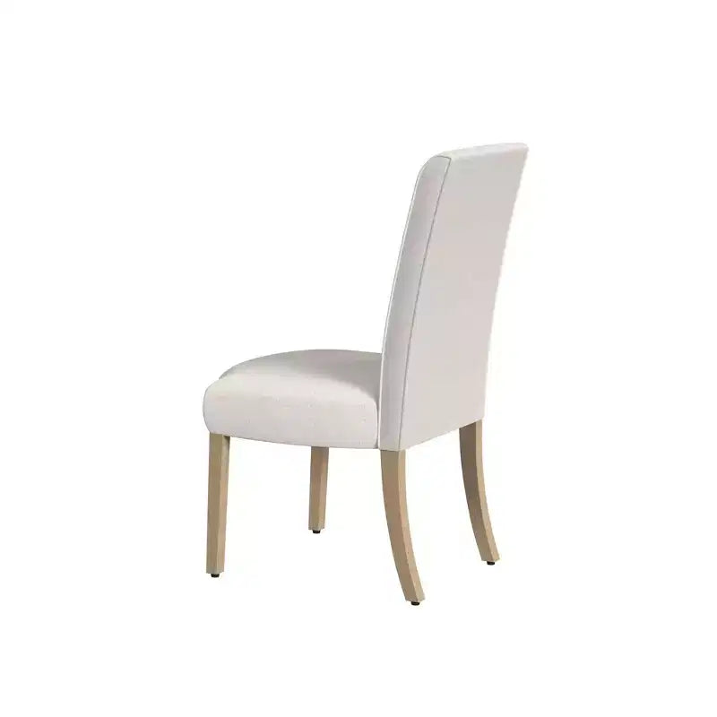 Lot de 2 chaises de salle à manger à bord festonné