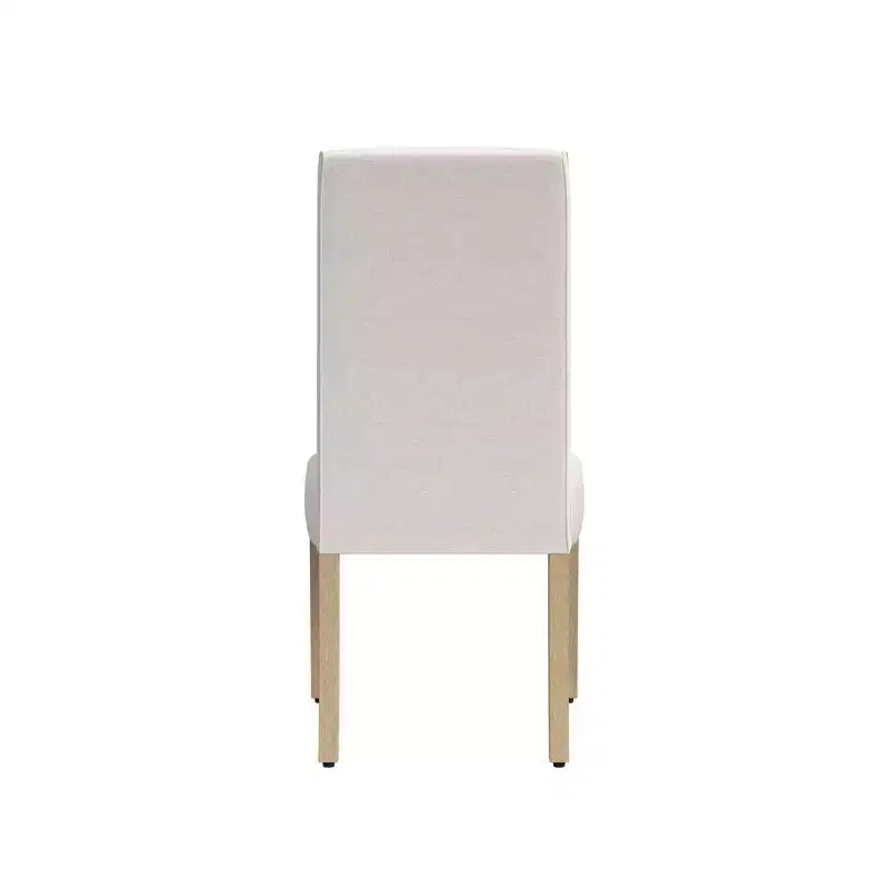 Lot de 2 chaises de salle à manger à bord festonné