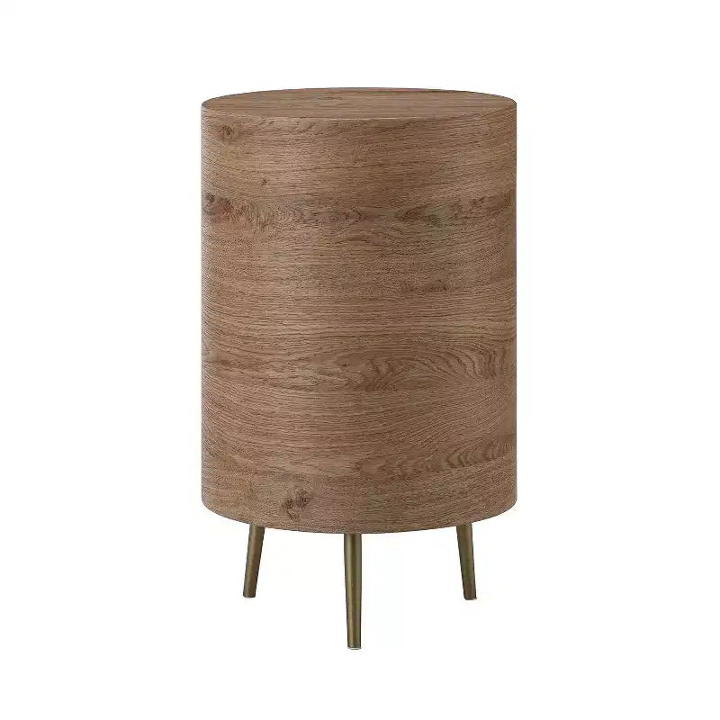 Table d'appoint avec 3 tiroirs et rangement Tall Drum