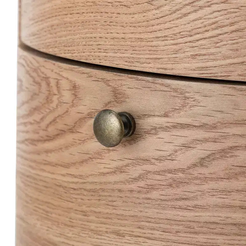 Table d'appoint avec 3 tiroirs et rangement Tall Drum