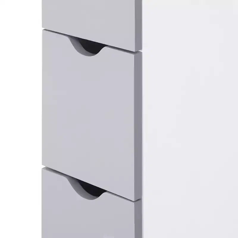 Meuble haut de rangement pour salle de bain, colonne de salle de bain autoportante