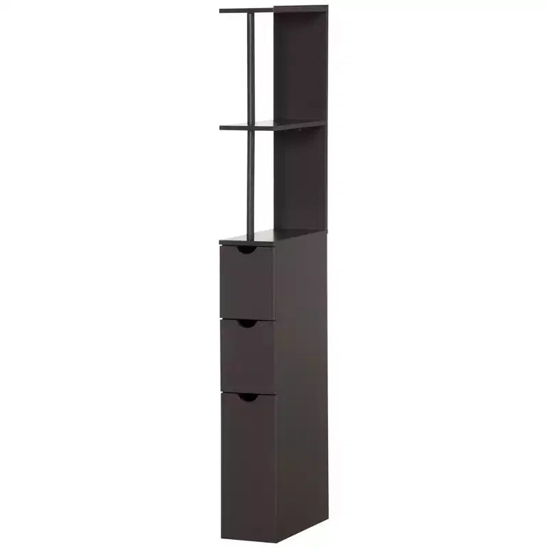 Meuble haut de rangement pour salle de bain, colonne de salle de bain autoportante