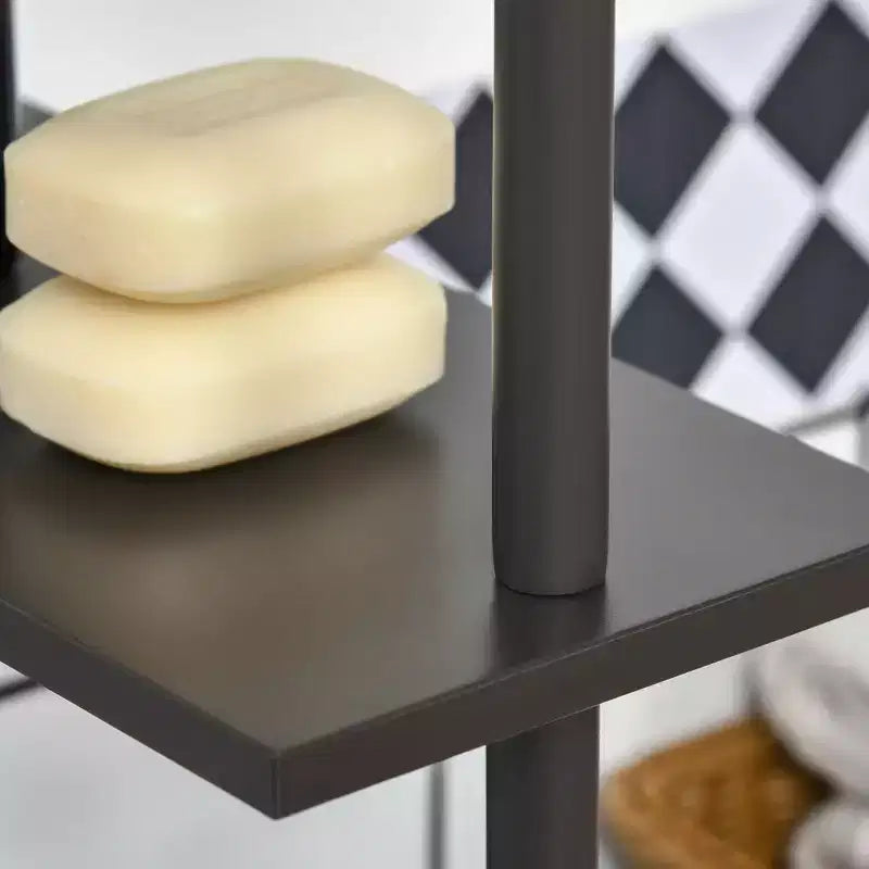 Meuble haut de rangement pour salle de bain, colonne de salle de bain autoportante