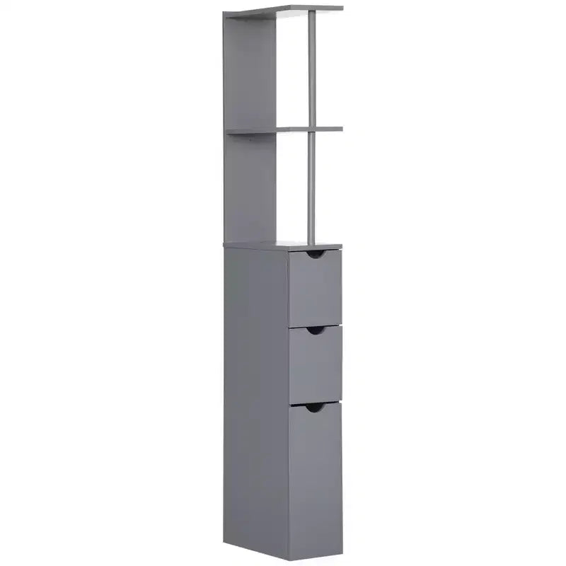 Meuble haut de rangement pour salle de bain, colonne de salle de bain autoportante