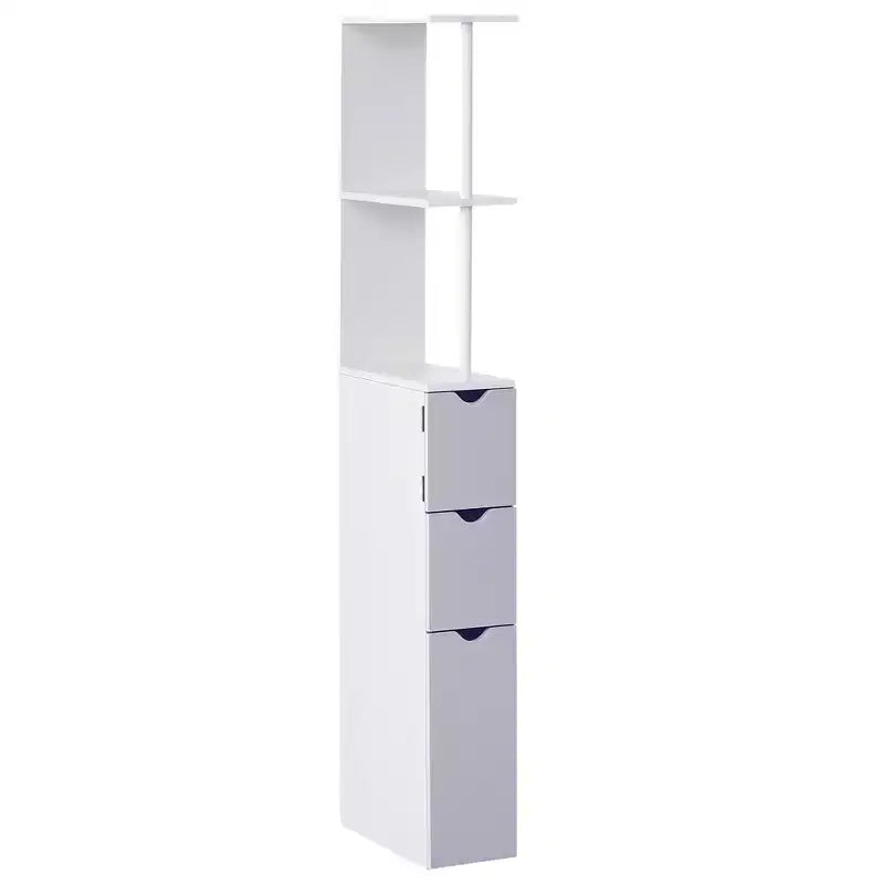 Meuble haut de rangement pour salle de bain, colonne de salle de bain autoportante