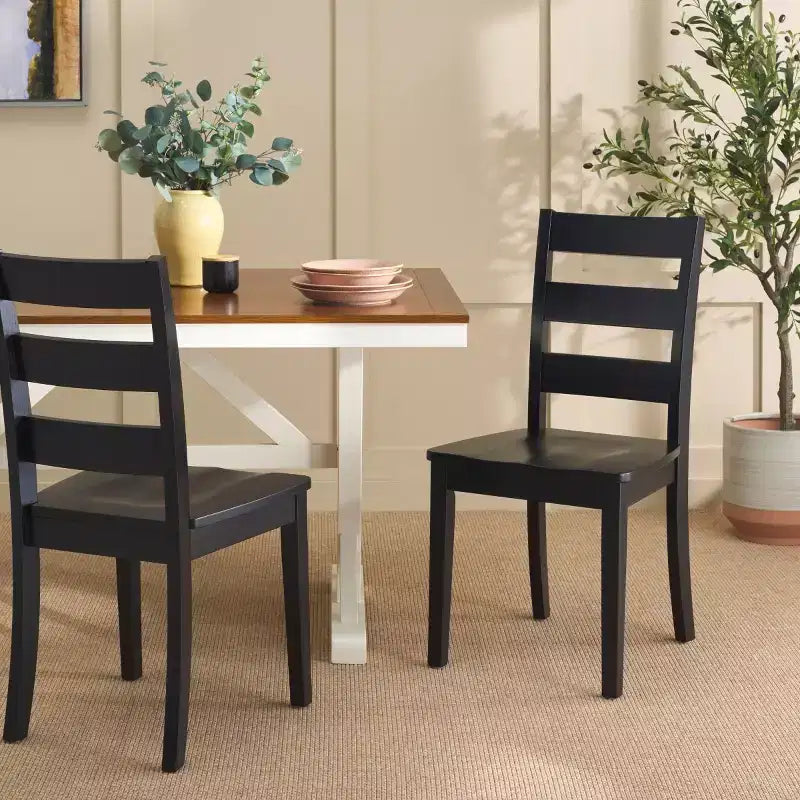 Chaise de salle à manger à barreaux