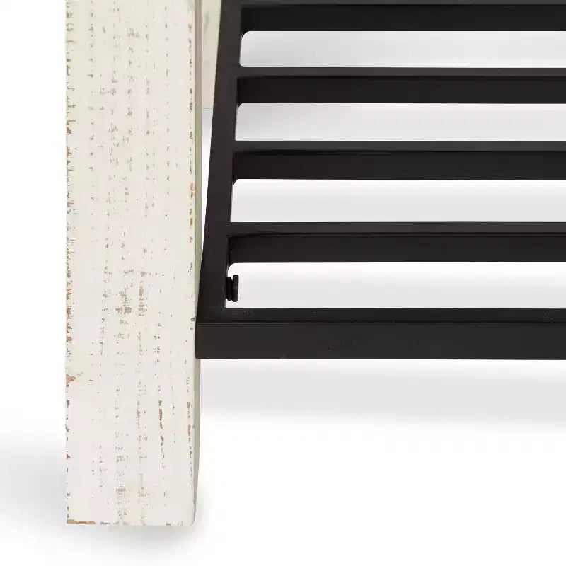 Banc rectangulaire en bois